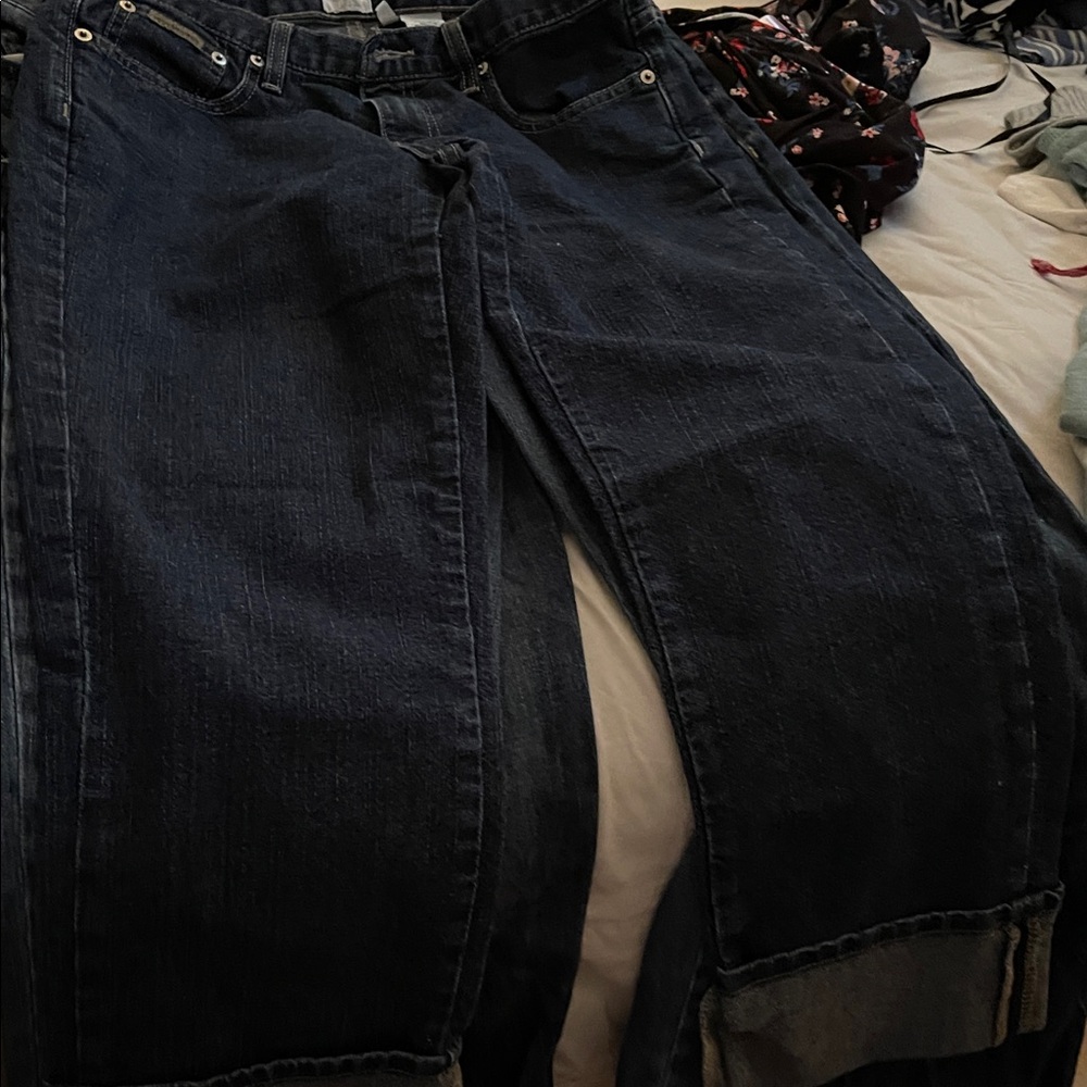 Calvin Klein Jeans Dark Blue Ankle & Cropped